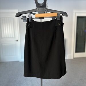 Vintage Black Pencil Skirt Louben